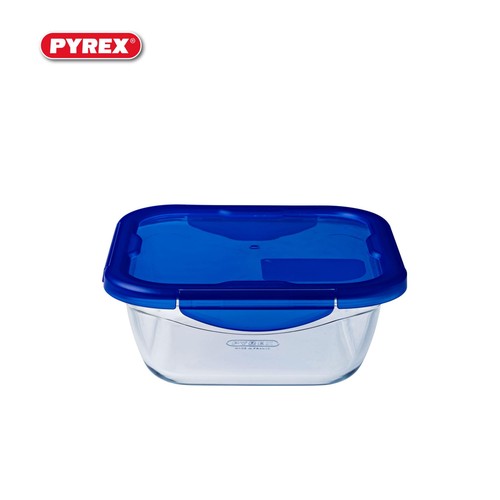 Pyrex Cook&Go Square Glass Roaster, Small 16cm