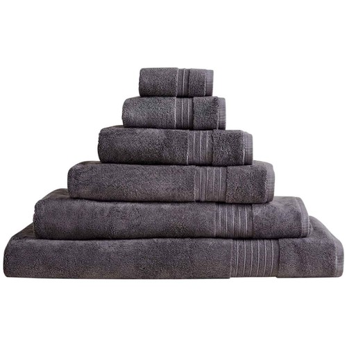 M&S Egyptian Cotton 650GSM Bath Sheet, Charcoal