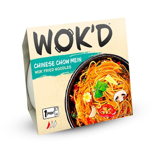 WOK'D CHINESE CHOW MEIN WOK FRIED NOODLES