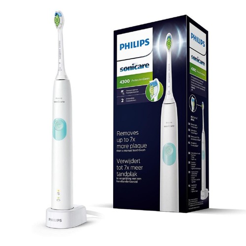 Philips Sonicare Series 4300 White Electric Toothbrush Protective Clean