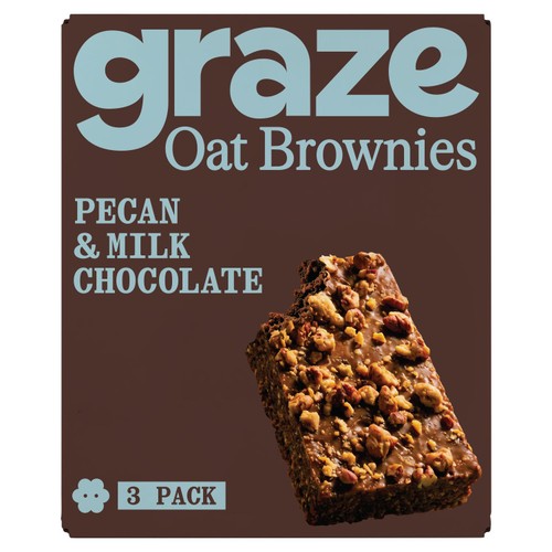 Graze Milk Chocolate & Pecan Brownie