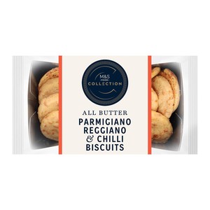 M&S All Butter Parmigiano Reggiano & Chilli Biscuits