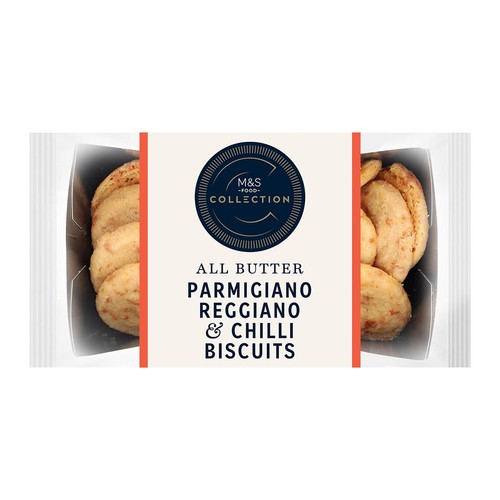 M&S All Butter Parmigiano Reggiano & Chilli Biscuits