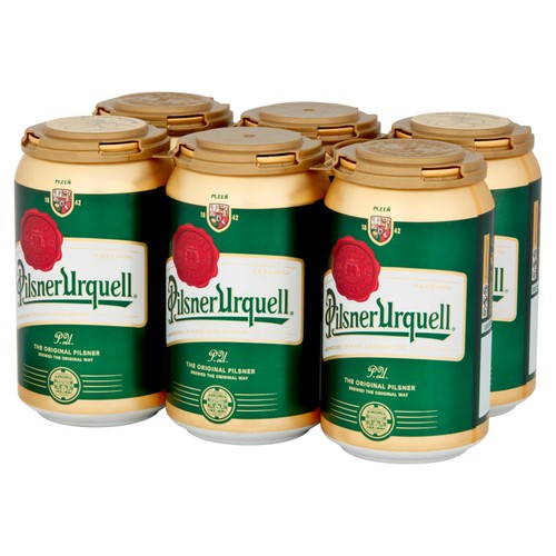 Pilsner Urquell Beer Lager Cans