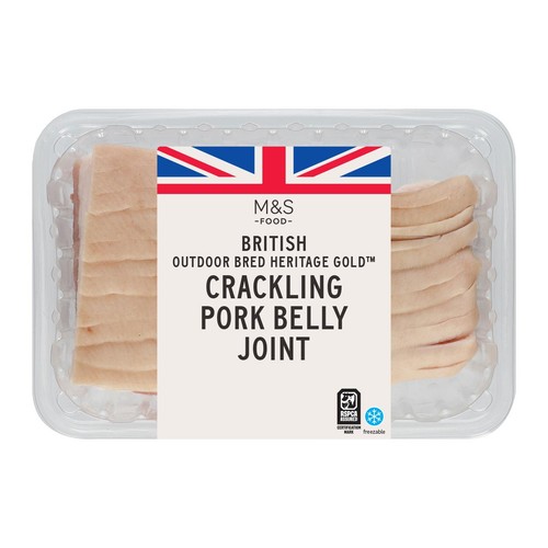 M&S Heritage Gold British Crackling Pork Belly