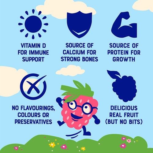Onken KiddOs Raspberry & Banana Kids Yogurt