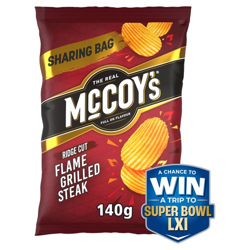 McCoy's Flamed Grilled Steak Sharing Crisps