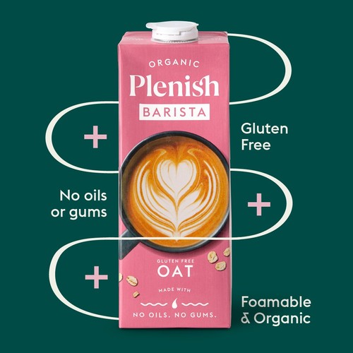 Plenish Organic Oat Barista Milk Long Life
