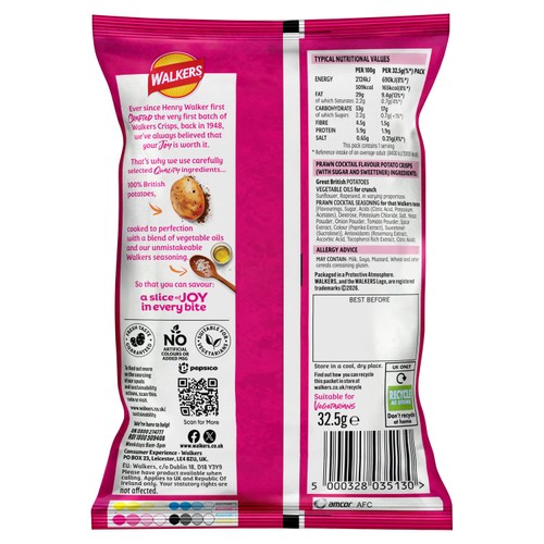 Walkers Prawn Cocktail Crisps