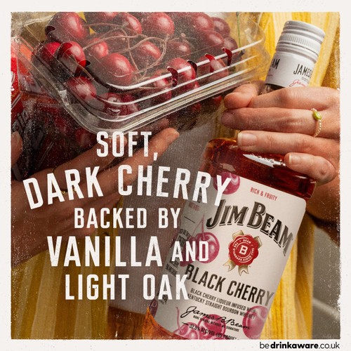 Jim Beam Black Cherry Kentucky Bourbon Whiskey