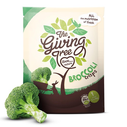 The Giving Tree Vacuum Fried Broccoli Crisps