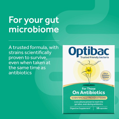 Optibac Probiotics For Those On Antibiotics - 10 Capsules