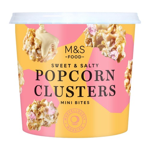 M&S Sweet & Salty Popcorn Clusters Mini Bites