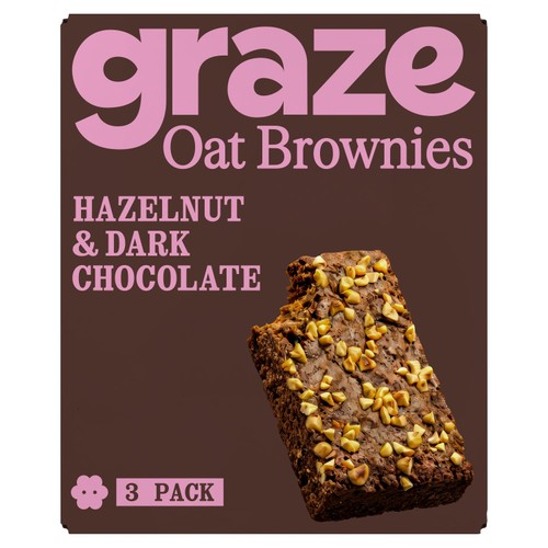 Graze Dark Chocolate & Hazelnut Brownie