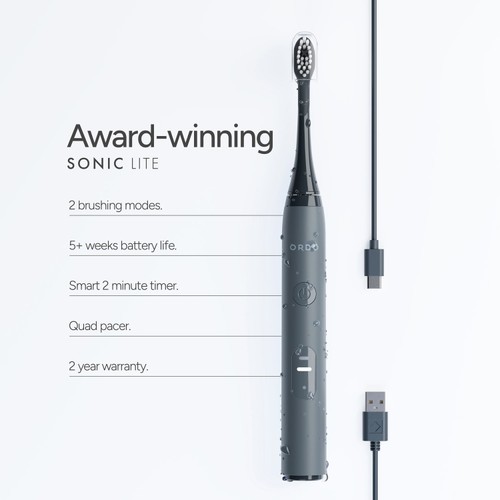Ordo Sonic Lite Electric Toothbrush - Stone