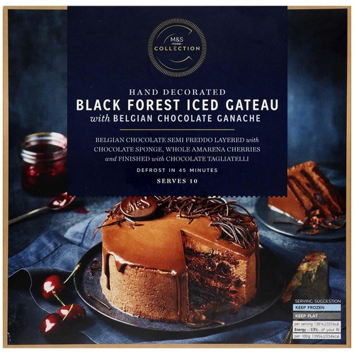 M&S Collection Black Forest Iced Gateau