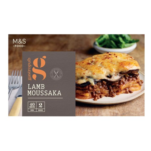 M&S Gastropub Lamb Moussaka Main for Two