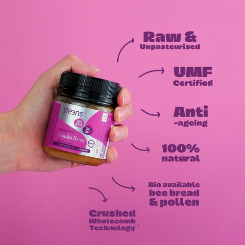 Steens MGO 830 UMF20 Manuka Honey