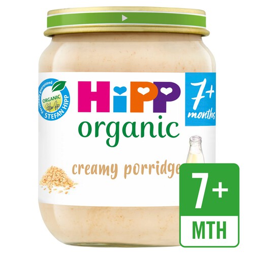 HiPP Organic Creamy Porridge Baby Food Jar 7+ Months Ocado