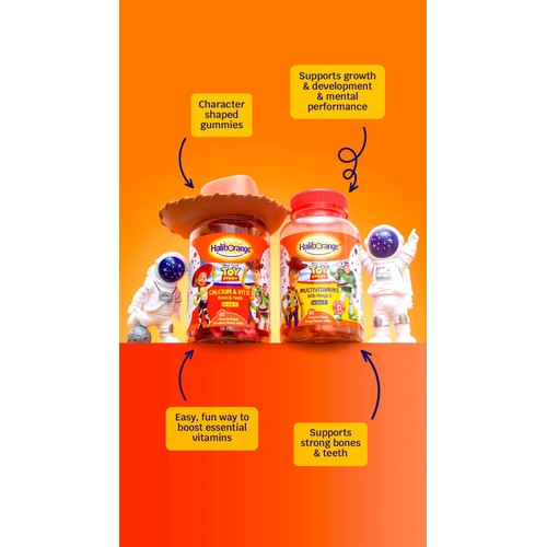 Haliborange Disney Toy Story Omega3 Orange