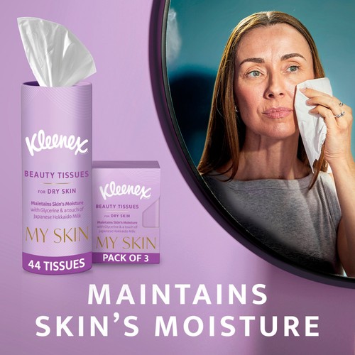 Kleenex MySkin Beauty Facial Tissues - Dry skin