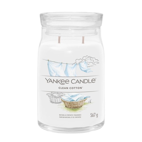 Yankee Candle Clean Cotton Signature Large Jar Candle