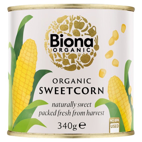 Biona Organic Sweetcorn No Added Sugar