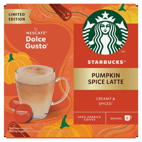 Starbucks Pumpkin Spice Latte Coffee Pods