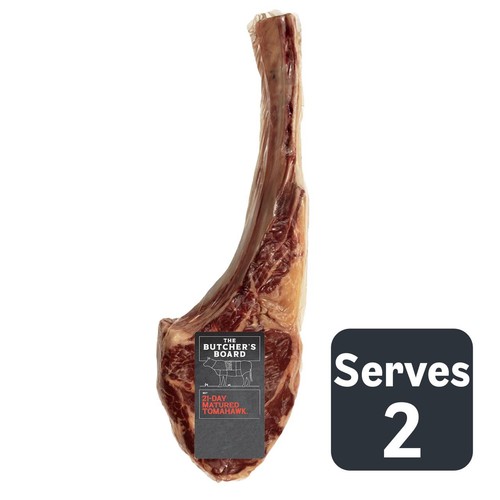 The Butcher’s Board Tomahawk Steak The Butcher’s Board Tomahawk Steak