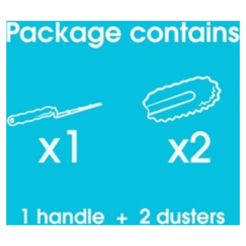 Pledge Dust It Fluffy Duster Starter Pack, 1 Handle & 2 Refills