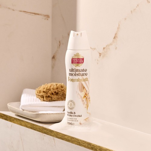 Imperial Leather Ultimate Moisture Vanilla & White Orchid Foamburst