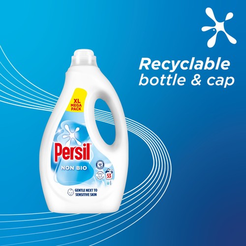 Persil Laundry Washing Liquid Detergent Non Bio 53 Washes