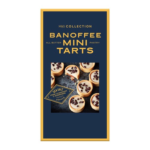 M&S 8 All Butter Pastry Banoffee Mini Tarts