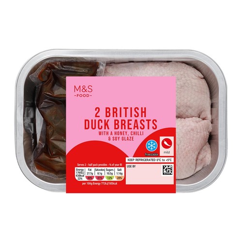 M&S Duck Breasts With Soy & Chilli Glaze