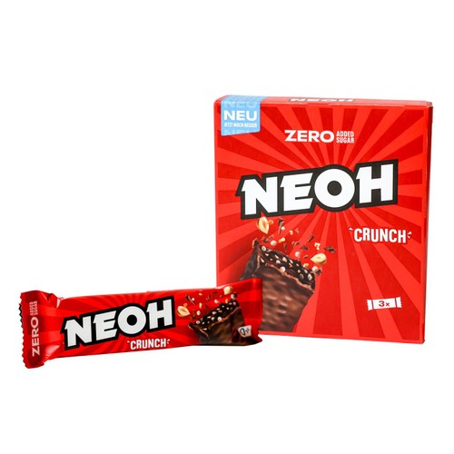 NEOH Zero Sugar Coconut Chocolate Crunch Bars | Keto-friendly & Low Carb | 117 Kcal & 1 G Sugar | 6 G Protein | The Healthy Alternative To Traditional Sweets | Pack