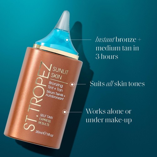 St Tropez Sunlit Skin Bronzing Tint + Tan
