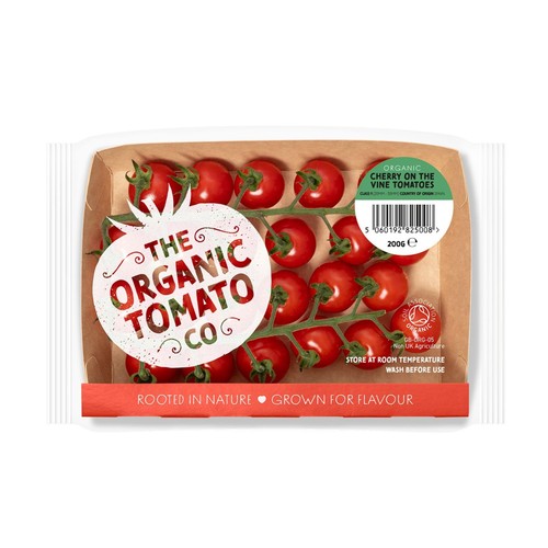 The Organic Tomato Co Cherry on the Vine Tomatoes, 200g