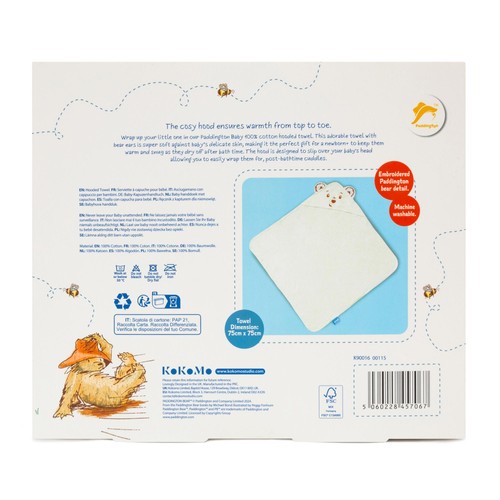 Paddington Baby Hooded Towel