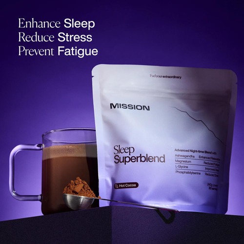 MISSION Sleep Superblend Hot Chocolate