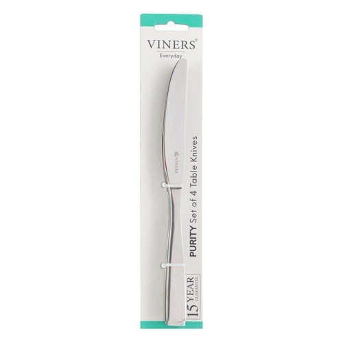Viners Everyday Purity 4 Piece Table Knife Set