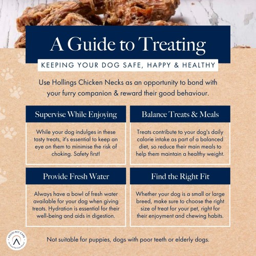 Hollings 100% Natural Chicken Necks Dog Treats