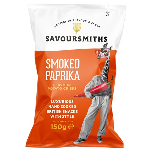 Savoursmiths Smoked Paprika Flavour Potato crisps