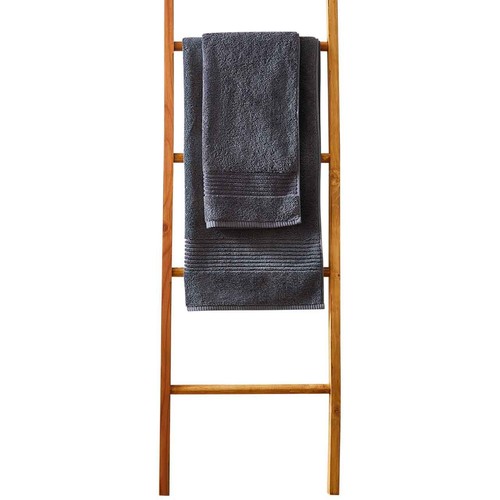 M&S Collection Luxury Egyptian Cotton Face Towels, Charcoal