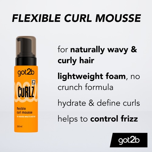 Got2b Curlz, Flexible Curl Mousse