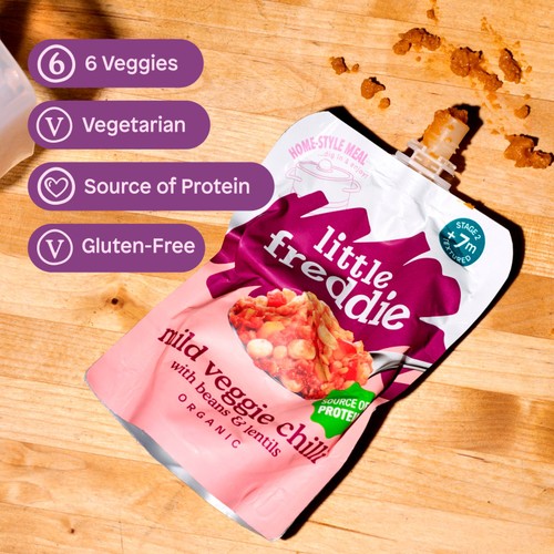 Little Freddie Veggie Chilli Baby Food Pouch 7+ Months