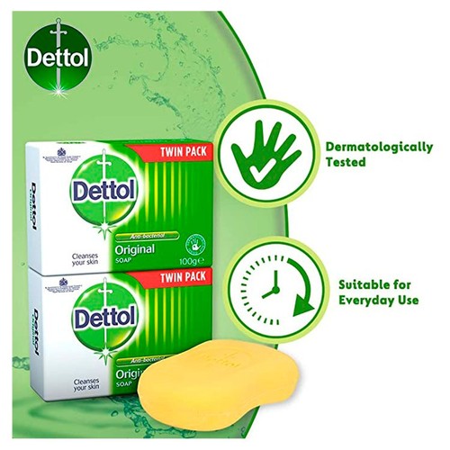 Dettol Original Antibacterial Hand Soap Bar