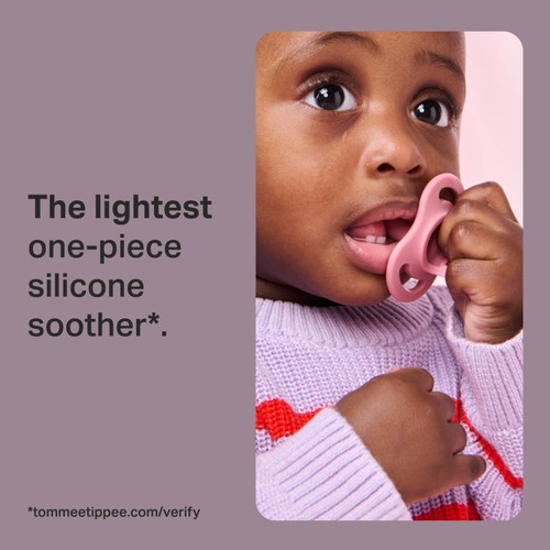 Tommee Tippee Ultra Light Soothers 0-6m Pink