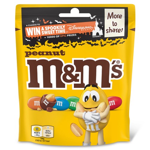 M&M's Crunchy Peanut & Milk Chocolate Sharing Pouch Bag 