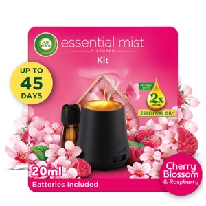 Airwick Cherry Blossom & Raspberry Essential Mist Kit