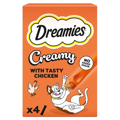 Dreamies Creamy Cat Treats With Chicken